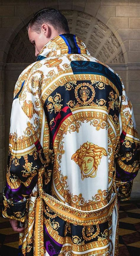 versace mens advertisement robe 1960s|Versace vintage clothing.